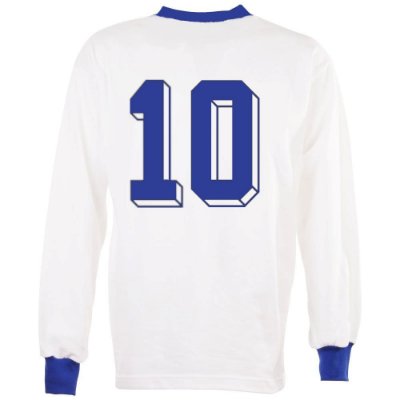 Argentinië Retro Uitshirt 1980's + Nummer 10 afbeelding