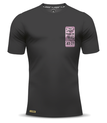 FC Kluif - Toegangskaartje T-Shirt - Antraciet/ Paars afbeelding