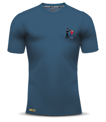 FC Kluif - Bobby Hooligan T-Shirt - Blauw afbeelding