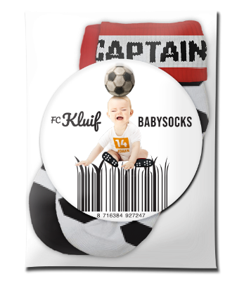 FC Kluif - Afgezakte Baby Sokken - 2 Paar (0-6 maanden)