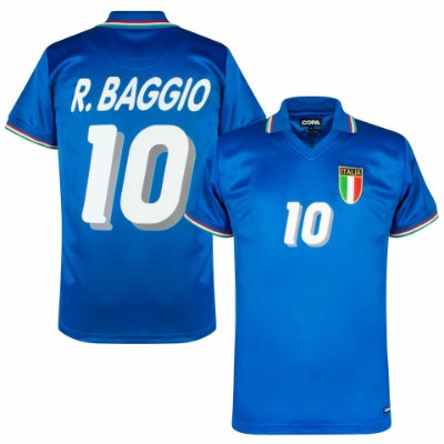 COPA Football - Italië Retro Shirt WK 1982 + R. Baggio 10 (Retro 94 St afbeelding