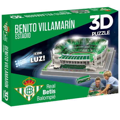 Real Betis Benito Villamarin Stadion - 3D Puzzel (LED Editie) afbeelding