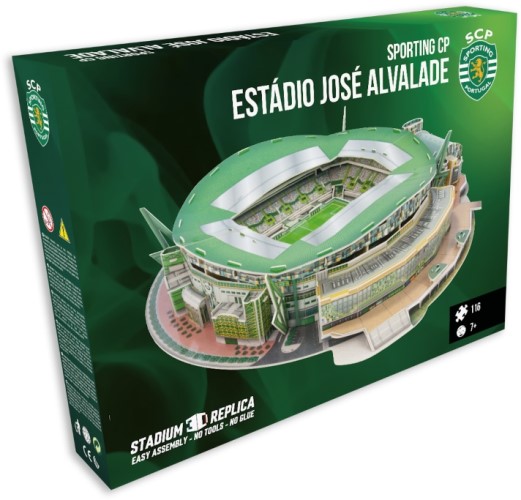 Rechtzetten cowboy communicatie Sporting Lissabon José Alvalade Stadion - 3D Puzzel | Sportus.nl