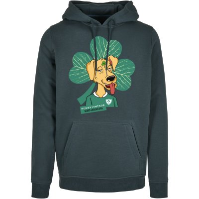 Rugby Vintage - Ierland Bored Ground Dog Hoodie - Donkergroen afbeelding