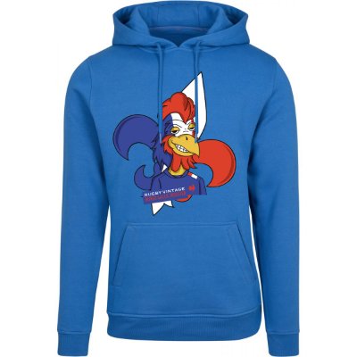 Rugby Vintage - Frankrijk 'Bored' Gallic Rooster Hoodie - Blauw afbeelding