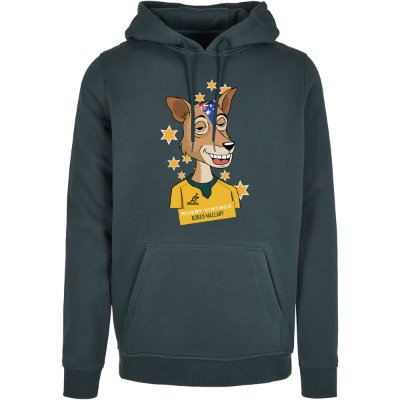Rugby Vintage - Australië 'Bored' Wallaby Hoodie - Groen afbeelding