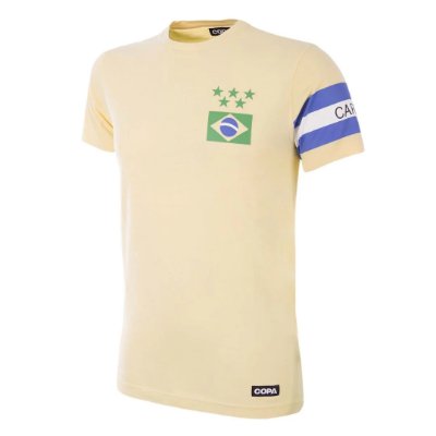 COPA Football - Brazilië Capitao T-Shirt - Geel afbeelding