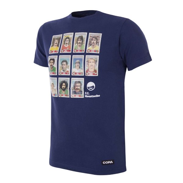 COPA Football - Moustache Dream Team T-Shirt - Navy
