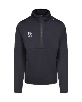 Robey - Off Pitch Scuba Half-Zip Top - Zwart Robey - Off Pitch Scuba Half-Zip Top - Zwart