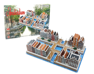 Amsterdamse Huisjes – 3D Puzzel