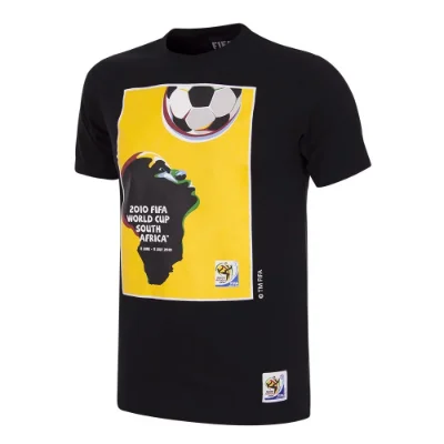 COPA Football - Zuid-Afrika World Cup 2010 Poster T-Shirt - Zwart afbeelding