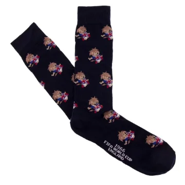 COPA Football - England World Cup 1966 Mascot Casual Socks - Navy COPA Football - England World Cup 1966 Mascot Casual Socks - Navy