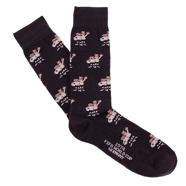 COPA Football - Germany World Cup 1974 Mascot Casual Socks - Black