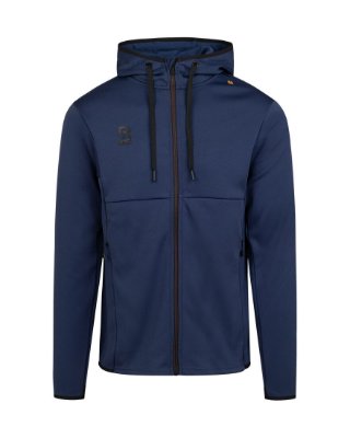 Robey - Off Pitch Scuba Full-Zip Hooded Trainingsjack - Navy afbeelding