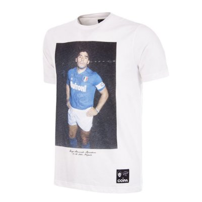 Maradona X COPA Napoli Home T-Shirt - Wit afbeelding