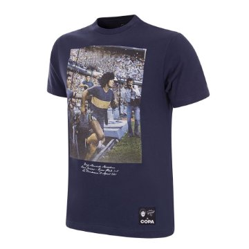 Maradona X COPA 1981 Bombonera T-Shirt - Blauw Maradona X COPA 1981 Bombonera T-Shirt - Blauw