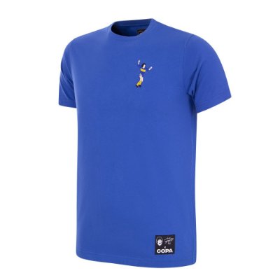 Maradona X COPA Boca Embroidery T-Shirt - Blauw afbeelding