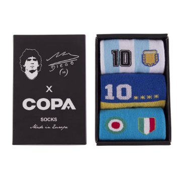 Maradona X COPA Nummer 10 Casual Sokken Box Set Maradona X COPA Nummer 10 Casual Sokken Box Set