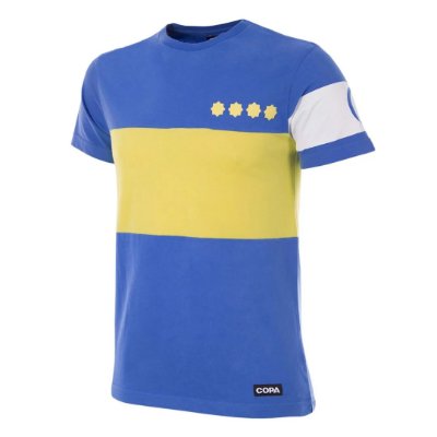 COPA Football - Boca Juniors Capitano T-shirt - Blauw/ Geel afbeelding