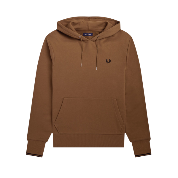 Fred Perry - Tipped Hooded Sweater - Shaded Stone