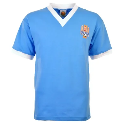Uruguay Retro Voetbalshirt WK 1950 afbeelding