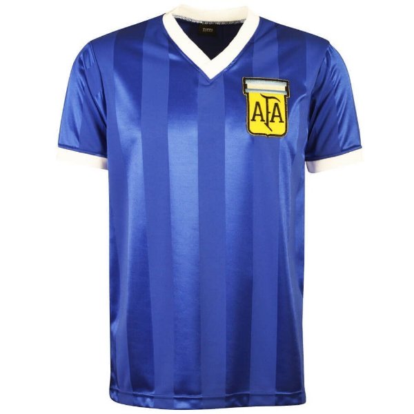 Argentina Retro Football Away Shirt WC 1986