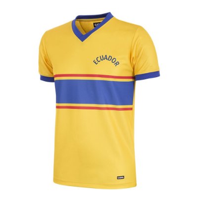 Ecuador Retro Voetbalshirt 1983 afbeelding