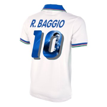 COPA Football - Italy Away Retro Football Shirt WC 1982 + R. Baggio 10 (Photo Style) COPA Football - Italy Away Retro Football Shirt WC 1982 + R. Baggio 10 (Photo Style)