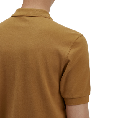 Fred Perry – Plain Polo Shirt – Dark Caramel