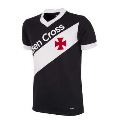 Vasco Da Gama Retro Voetbalshirt 1985 afbeelding