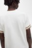 Fred Perry Twin Tipped T-Shirt - Ecru/Gold