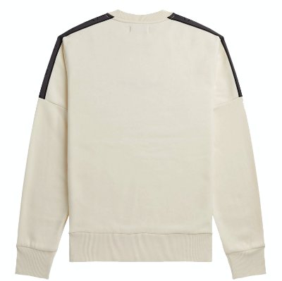 Fred Perry – Taped Crew Neck Sweater – Ecru
