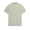 Fred Perry - Twin Tipped Shirt - Seagrass/ Snow White/ Black