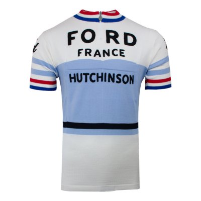 Magliamo - Ford France Team Retro Wielershirt 1966 (Korte Mouwen) afbeelding