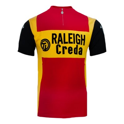 Magliamo - Raleigh Creda Retro Wielershirt 1980 (Korte Mouwen) afbeelding