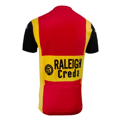 Magliamo Raleigh Creda Retro Wielershirt 1980 Korte Mouwen