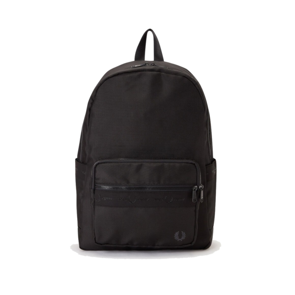 Fred Perry - Tonal Tape Backpack - Black