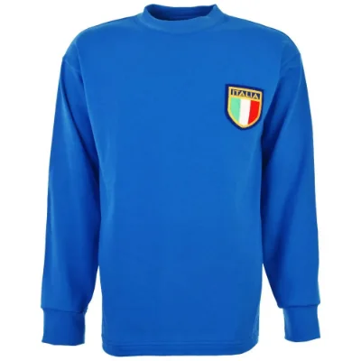 Italië retro voetbalshirt EK 1968 afbeelding
