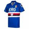 Sampdoria Retro Football Shirt 1991-1992 + Mancini 10
