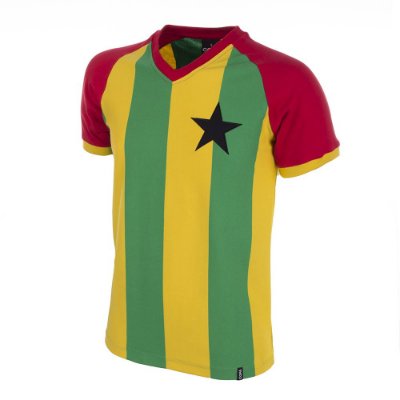 Ghana Retro Voetbalshirt 1980's afbeelding
