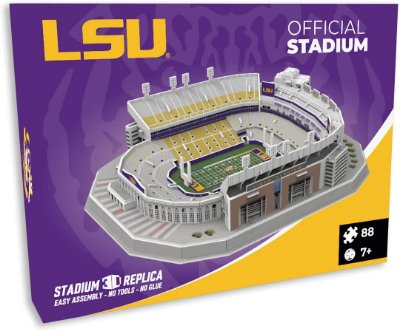 LSU Tiger Stadion - 3D Puzzel afbeelding