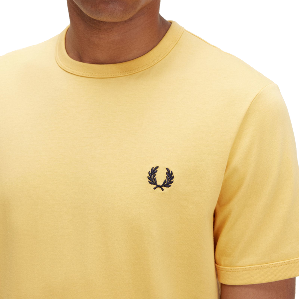 Fred Perry - Ringer T-Shirt - Golden Hour | Sportus.nl