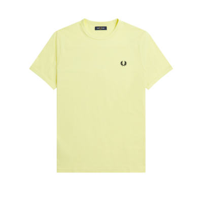Fred Perry - Ringer T-Shirt - Wax Yellow afbeelding