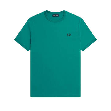 Fred Perry - Ringer T-Shirt - Deep Mint Fred Perry - Ringer T-Shirt - Deep Mint