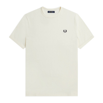 Fred Perry - Ringer T-Shirt - Ecru Fred Perry - Ringer T-Shirt - Ecru