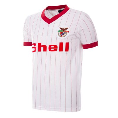 SL Benfica Retro Voetbalshirt Uit 1985-1986 afbeelding