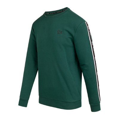 Cruyff Sports - Xicota Taped Crewneck Sweater - Donkergroen afbeelding