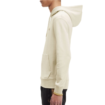 Fred Perry - Tipped Hooded Sweater - Shaded Stone Fred Perry - Tipped Hooded Sweater - Shaded Stone
