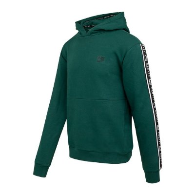 Cruyff Sports - Xicota Taped Hoodie - Donkergroen afbeelding