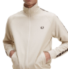 Fred Perry - Contrast Tape Trainingsjack - Light Oyster